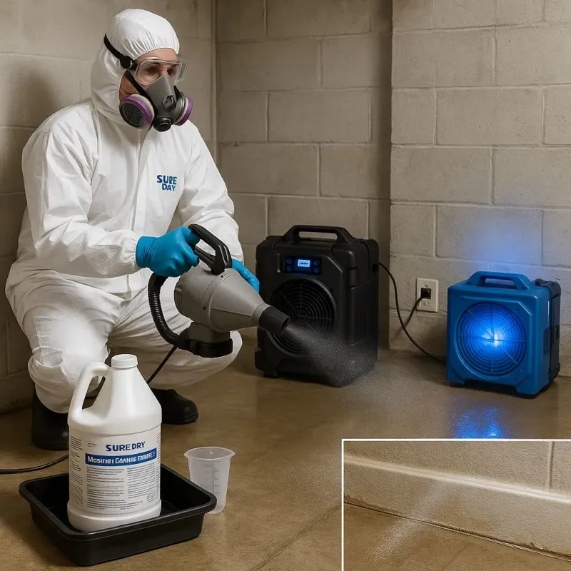 Sanitization and Odor Removal process in West Baraboo, WI